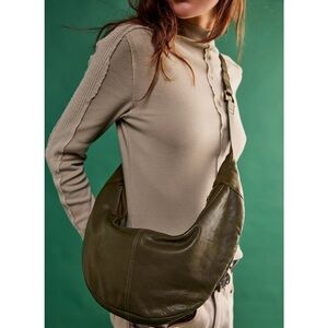 NWT Free People Idle Hands Sling Bag - Army